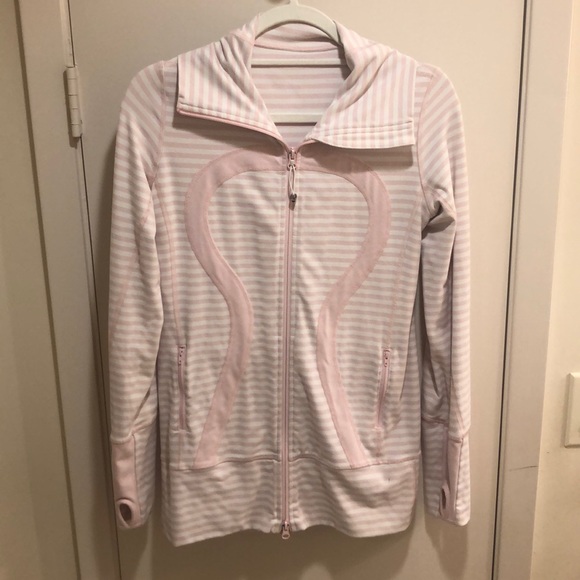 stripped Lululemon athletic jacket - Picture 1 of 4